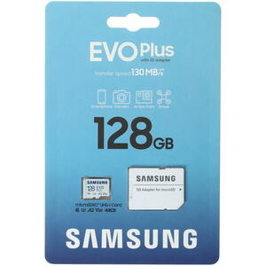 MicroSD memory card SAMSUNG EVO Plus, 128 GB