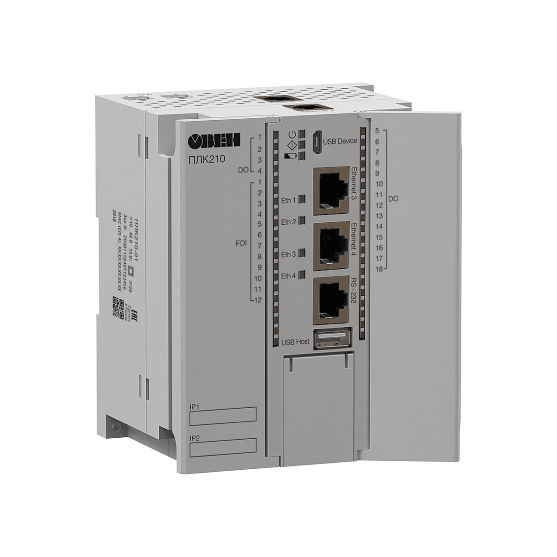 Programmable controller ARIES PLC210-11-CS with advanced network capabilities