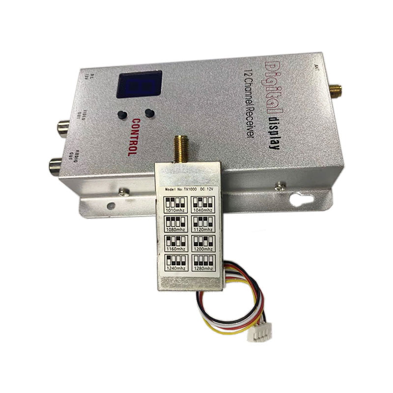 Transmitter and receiver 1.2 GHz, 1000 mW 8 channels