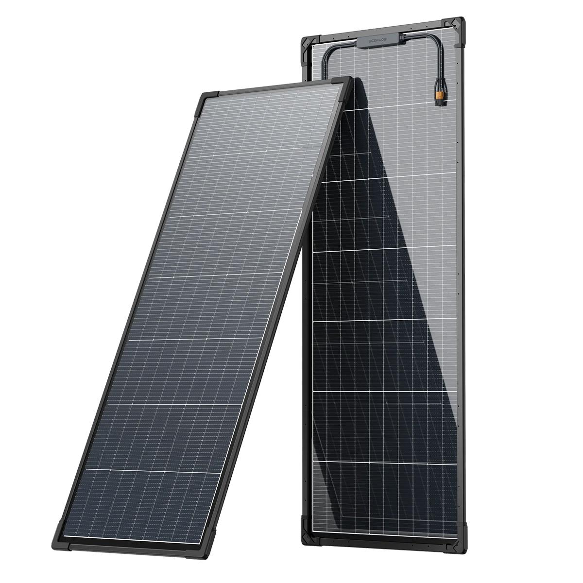 Set of 2 Ecoflow 130W RVMax Rigid Solar Panels
