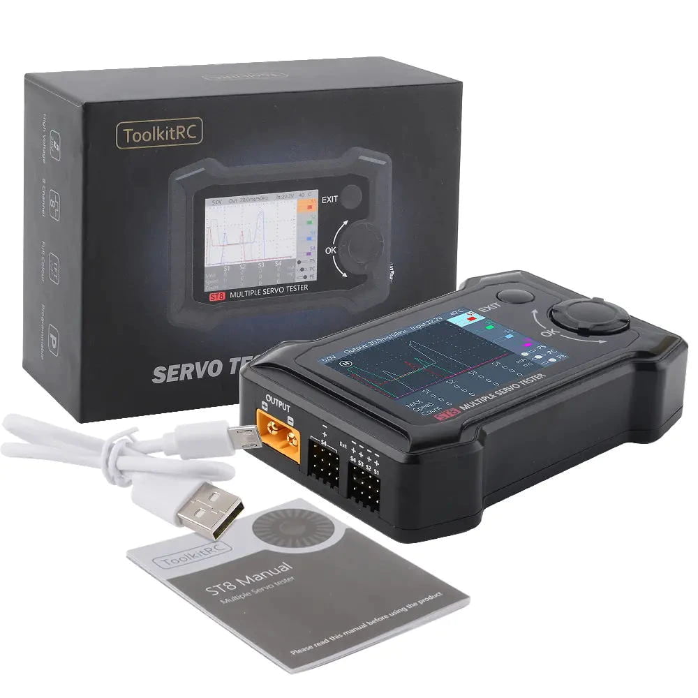 Servo Tester Tool Kit RC ST8 Advanced Servo Tester