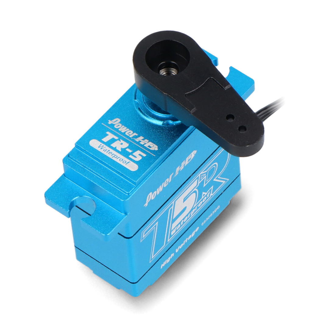 Servo drive PowerHD TR-5 waterproof (3.8-6.0-8.0-8.8 kg/cm, 0.11-0.09-0.07-0.06 seconds, 35g)