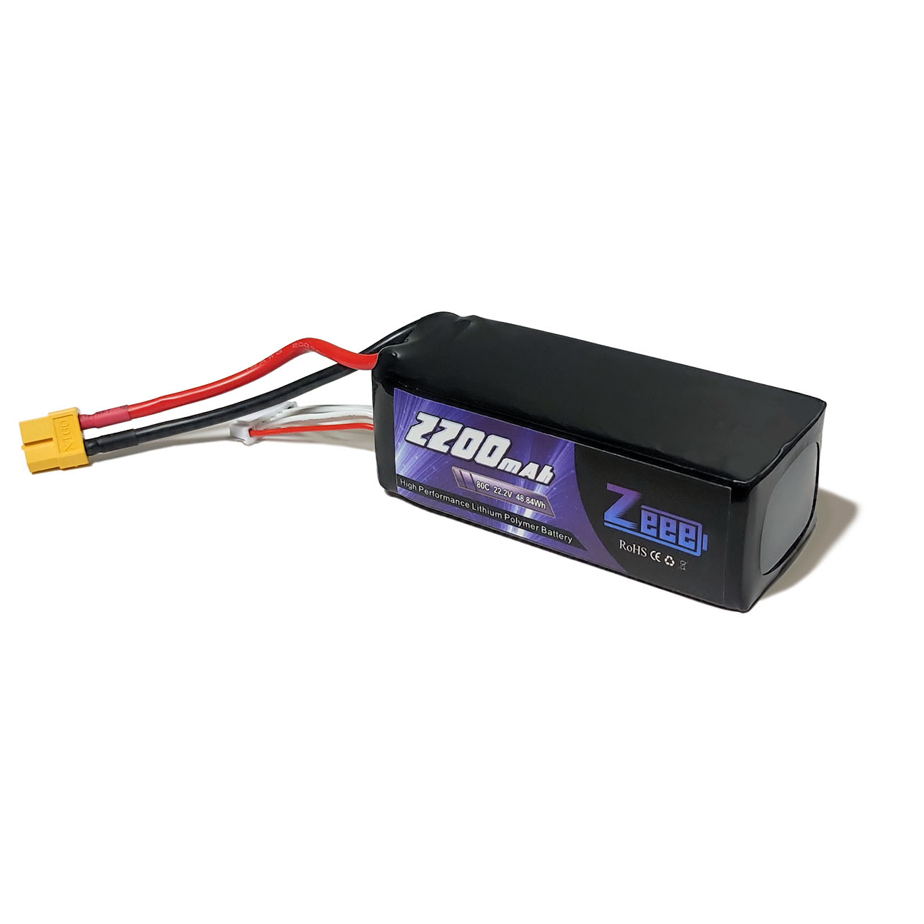 Zeee 2200mAh 6S 80C Lithium Battery (XT60)