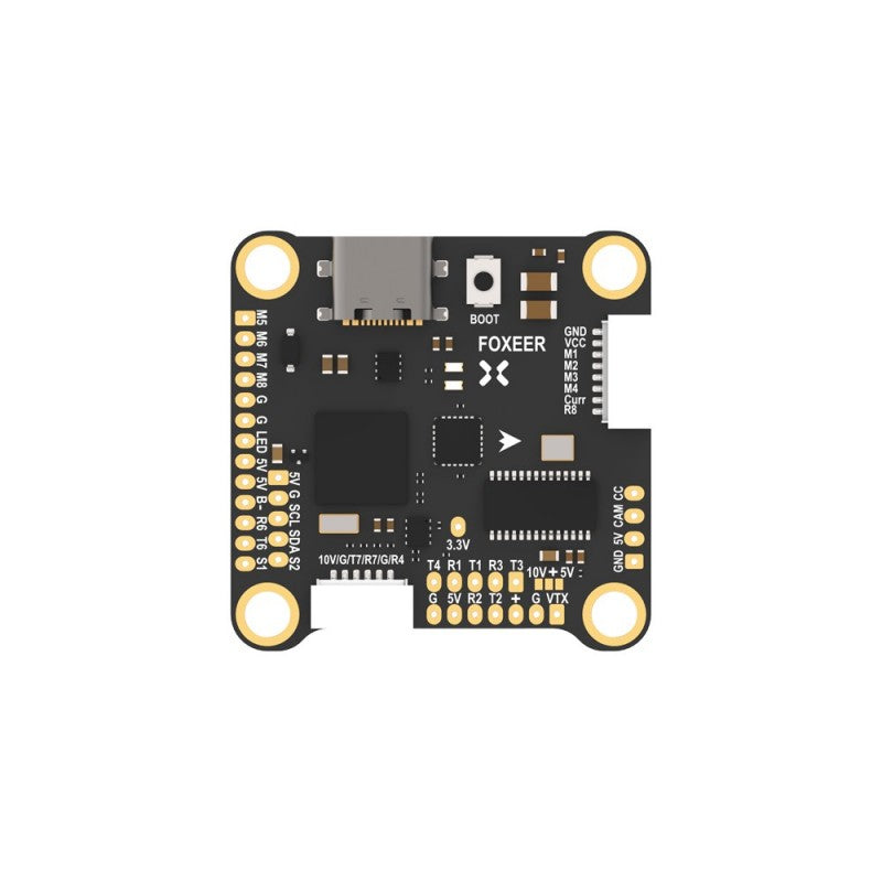 Foxeer H7 MPU6000 FC 8S flight controller with dual BEC and barometer