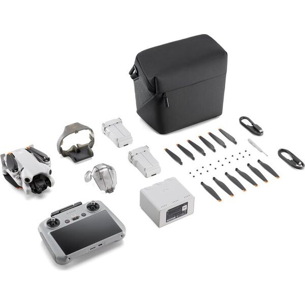 Quadcopter DJI Mini 4 Pro Fly More Combo Plus (DJI RC 2) (with screen remote control)