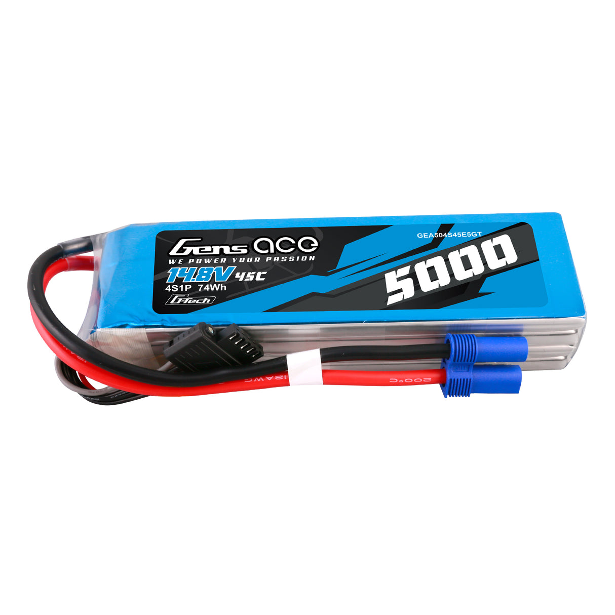 Battery Gens Ace Tattu 5000mAh 22.2V 45C 6S1P lithium battery pack