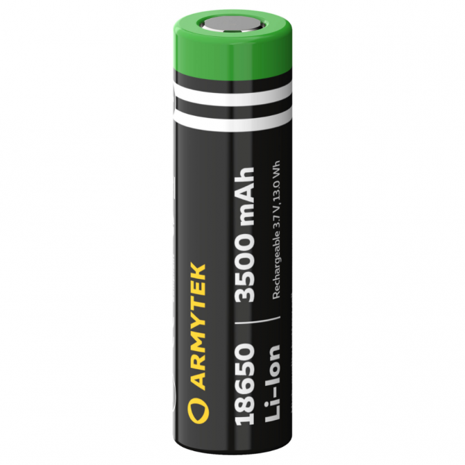 Unprotected lithium-ion battery Armytek 18650 3500 mAh