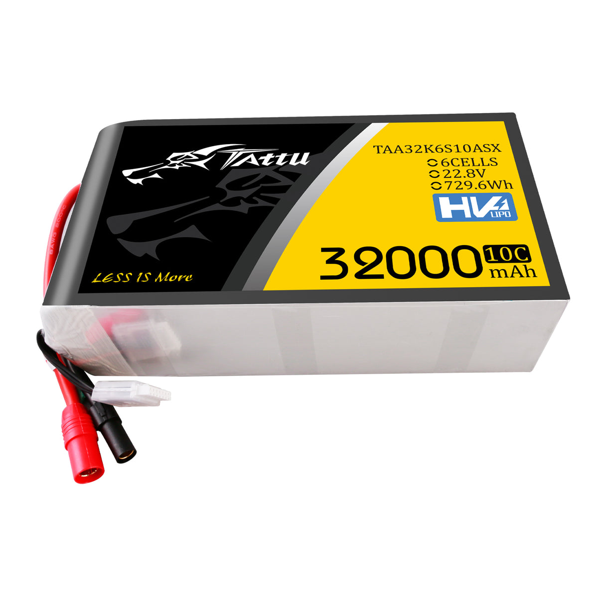 Battery GensAce Tattu Lithium Battery 6s1p HV 22.8V 32000mAh 10C