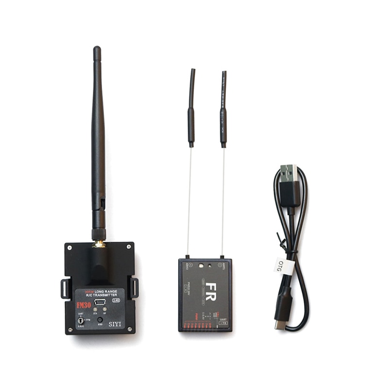 SIYI FM30 Radio Module 2.4G Transmitter with Bluetooth Long Range Mini Mavlink Telemetry Datalink Receiver Supports OpenTX EdgeTX ExpressLRS Yaapu Script 30km Range