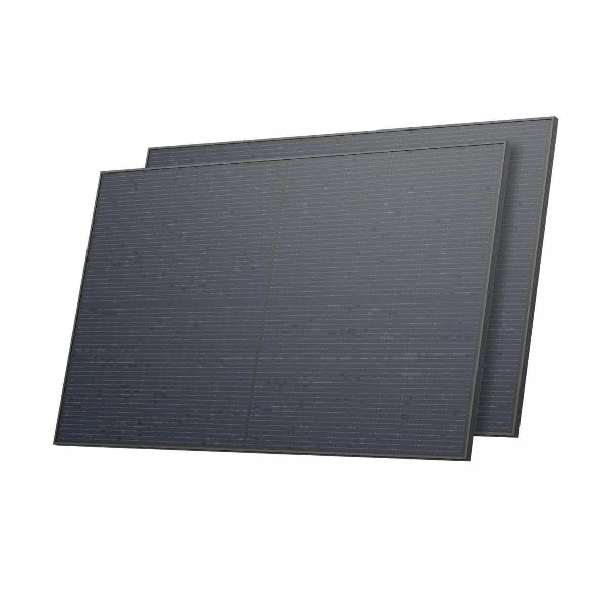 Set of 2 Ecoflow 450W Rigid Solar Panels with Legs