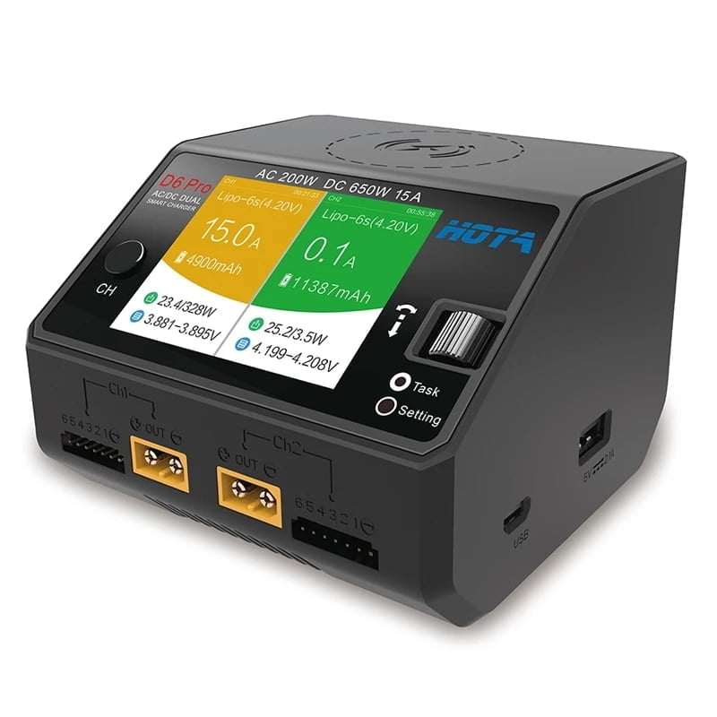 NiCd and NiMH battery charger HOTA D6 Pro