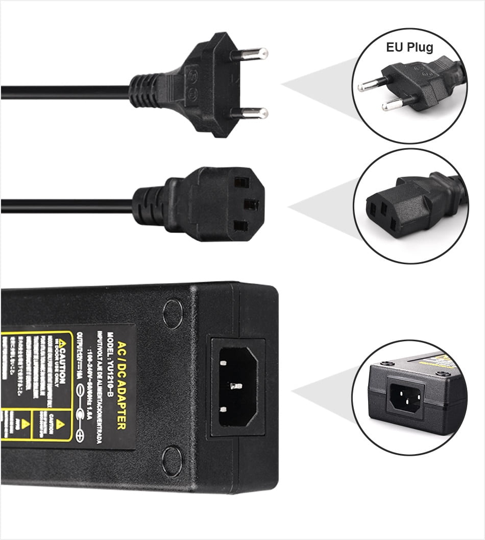 Power adapter 220V to 24V 10A European plug