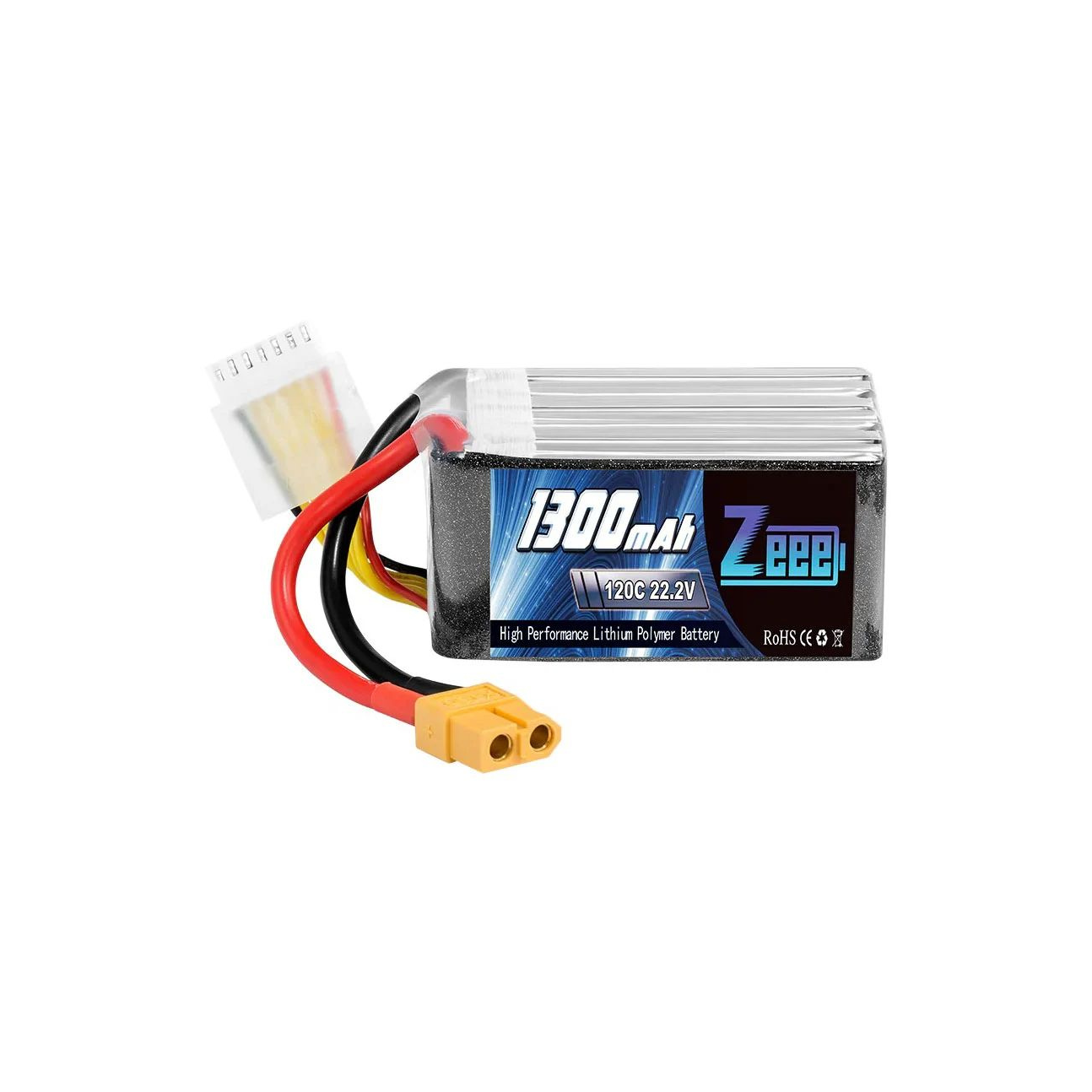 Zeee 1300mAh 6S 120C Lithium Battery (XT60)